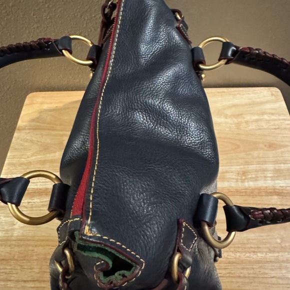 Dooney & Bourke Florentine NAVY Satchel - Picture 9 of 13